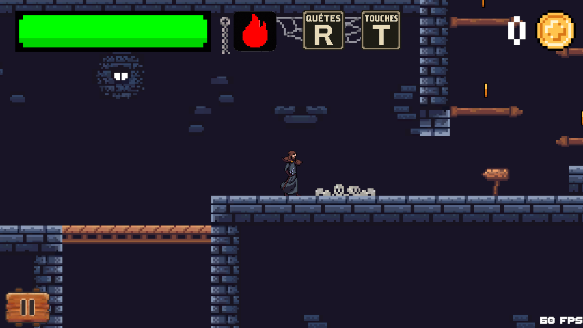 Niveau final du jeu Wiz’Adventure développé sous Unity par Théophile Masson